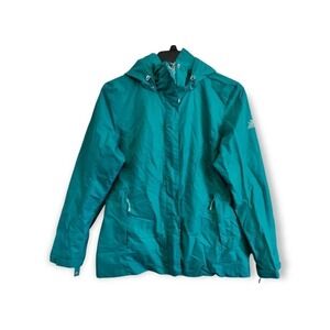 Zero xposure winter coat woman's large aqua blue